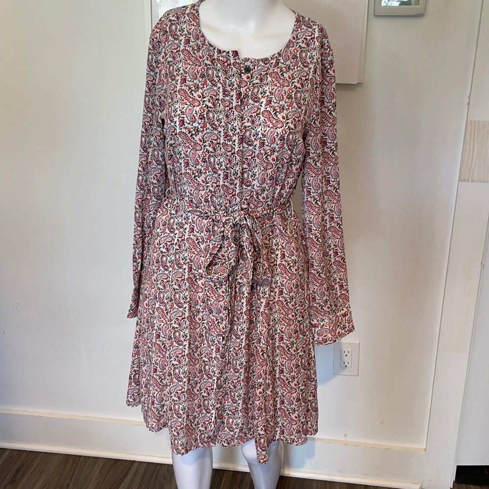GAP long sleeve flowy dress